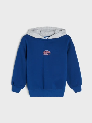 Sinsay - Bluza hoodie z bawełną - wielobarwny