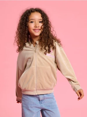 Sinsay - Bluza hoodie z haftem Pusheen - brązowy