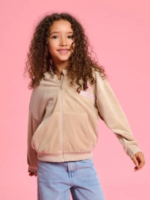 Sinsay - Bluza hoodie z haftem Pusheen - brązowy