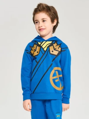Sinsay - Bluza hoodie z nadrukiem Lego Ninjago - niebieski