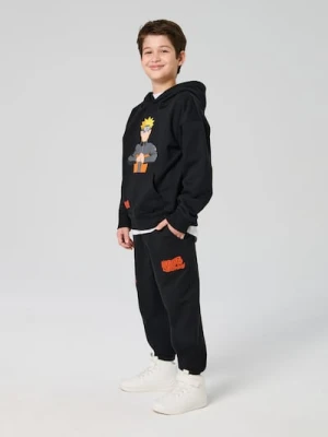 Sinsay - Bluza hoodie z nadrukiem Naruto - czarny