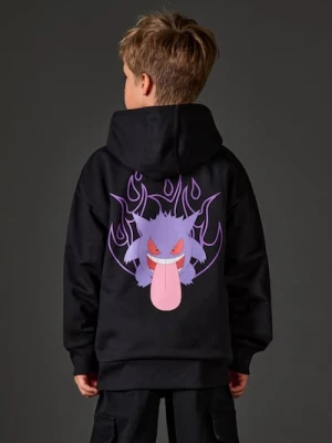 Sinsay - Bluza hoodie z nadrukiem Pokemon - czarny