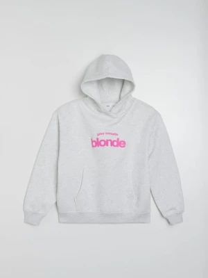 Sinsay - Bluza hoodie z napisem - Inny