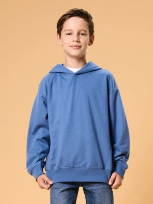 Sinsay - Bluza hoodie ze ściągaczami - green spruce