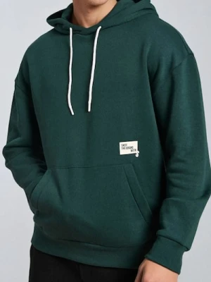 Sinsay - Bluza hoodie - zielony