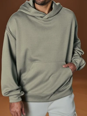 Zdjęcie produktu Sinsay - Bluza hoodie - zielony