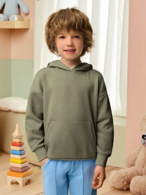 Sinsay - Bluza hoodie - zielony