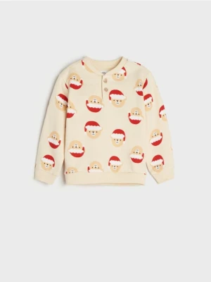 Sinsay - Bluza - kremowy