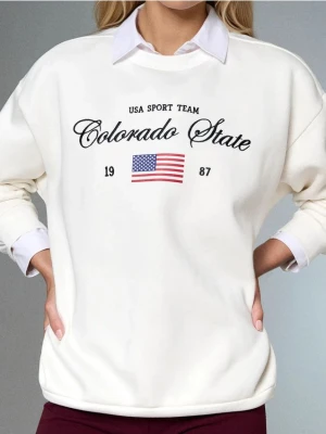 Sinsay - Bluza - kremowy