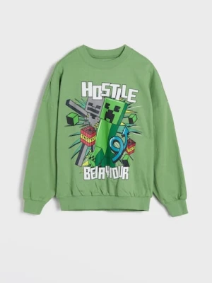 Zdjęcie produktu Sinsay - Bluza Minecraft - zielony