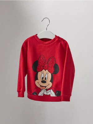 Sinsay - Bluza Minnie Mouse - czerwony