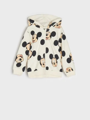 Sinsay - Bluza Myszka Miki - kremowy