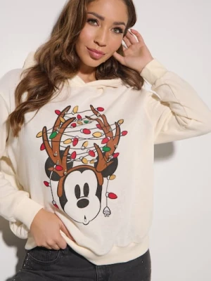 Sinsay - Bluza Myszka Miki - kremowy