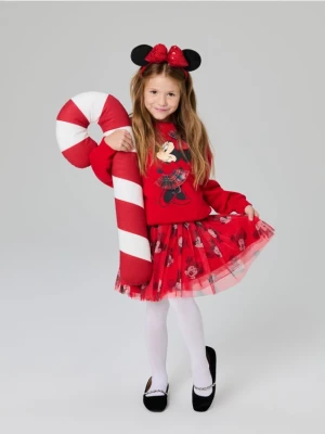 Sinsay - Bluza Myszka Minnie - czerwony