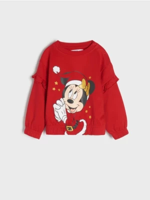 Sinsay - Bluza Myszka Minnie - czerwony