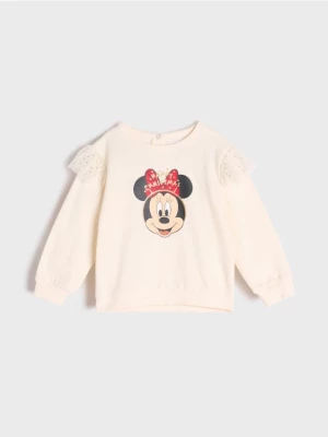 Sinsay - Bluza Myszka Minnie - kremowy