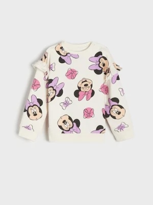 Sinsay - Bluza Myszka Minnie - kremowy