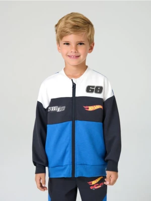 Sinsay - Bluza na zamek Hot Wheels - szary