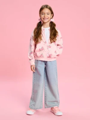 Sinsay - Bluza na zamek - różowy