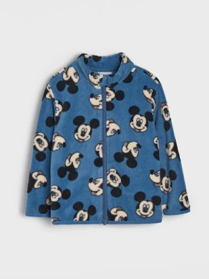 Sinsay - Bluza polarowa Mickey Mouse - niebieski