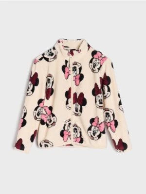 Sinsay - Bluza polarowa ze stójką Minnie Mouse - różowy