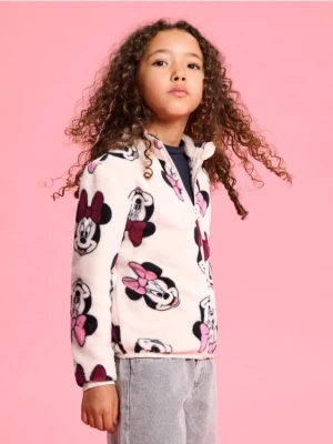 Sinsay - Bluza polarowa ze stójką Minnie Mouse - różowy