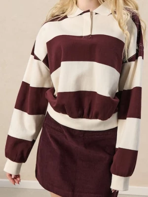 Zdjęcie produktu Sinsay - Bluza polo w paski - wielobarwny