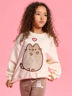 Sinsay - Bluza Pusheen the Cat - pomarańczowy