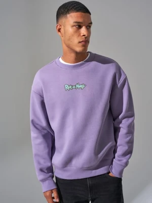 Sinsay - Bluza Rick and Morty - fioletowy