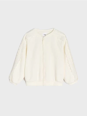 Sinsay - Bluza rozpinana - kremowy