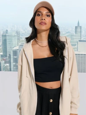 Sinsay - Bluza rozpinana - kremowy