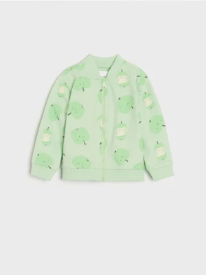 Sinsay - Bluza rozpinana - zielony