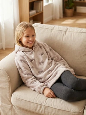 Sinsay - Bluza snuddie - beżowy