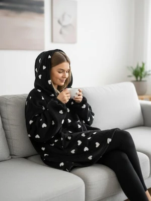 Zdjęcie produktu Sinsay - Bluza snuddie - czarny