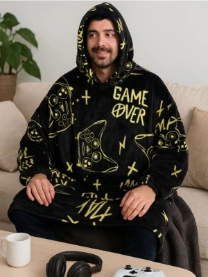 Sinsay - Bluza snuddie - zielony