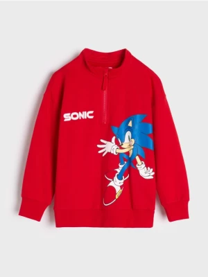 Sinsay - Bluza Sonic the Hedgehog - czerwony