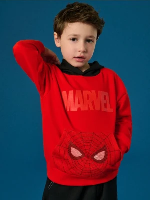 Sinsay - Bluza Spider-Man - czerwony