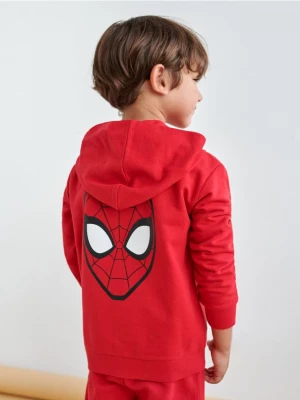 Sinsay - Bluza Spiderman - czerwony