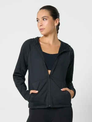 Sinsay - Bluza sportowa z kapturem - czarny