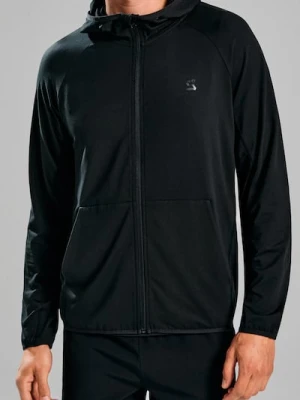 Sinsay - Bluza sportowa z kapturem - czarny