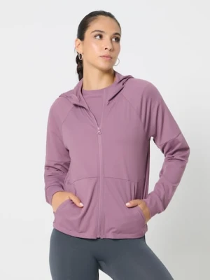 Sinsay - Bluza sportowa z kapturem - różowy