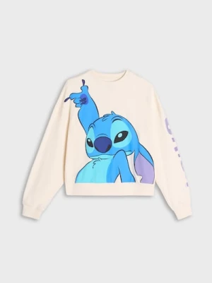 Zdjęcie produktu Sinsay - Bluza Stitch - kremowy