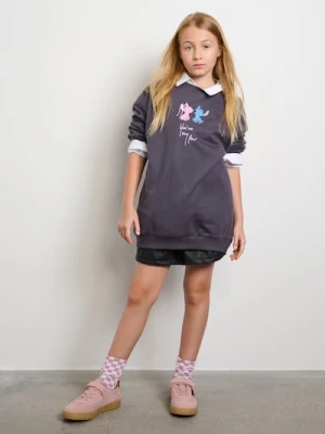 Sinsay - Bluza Stitch - szary