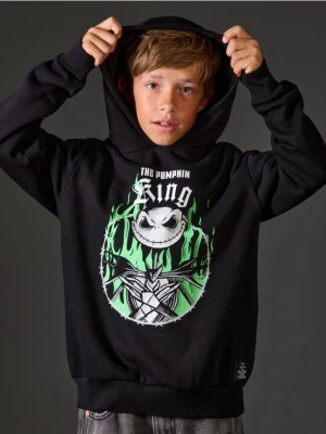 Sinsay - Bluza świecąca w ciemności Nightmare Before Christmas - czarny