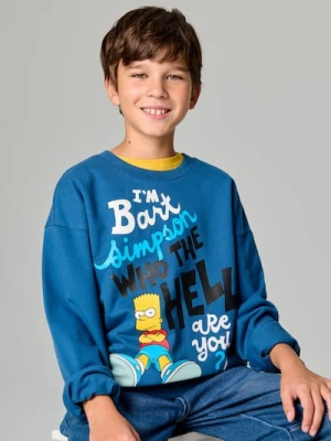 Sinsay - Bluza THE SIMPSONS - niebieski