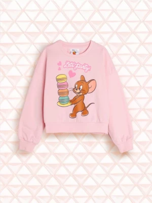 Sinsay - Bluza Tom i Jerry - różowy
