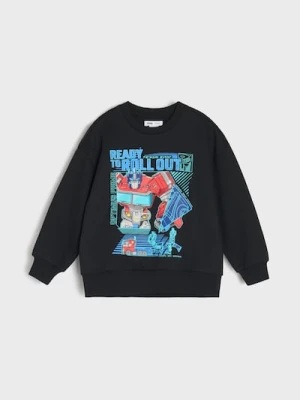 Sinsay - Bluza Transformers - czarny