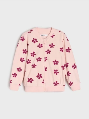 Sinsay - Bluza w kwiaty - kremowy