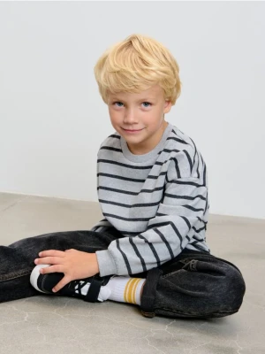 Sinsay - Bluza w paski - szary