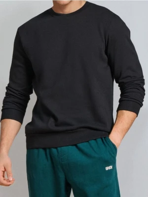 Sinsay - Bluza w stylu basic - czarny